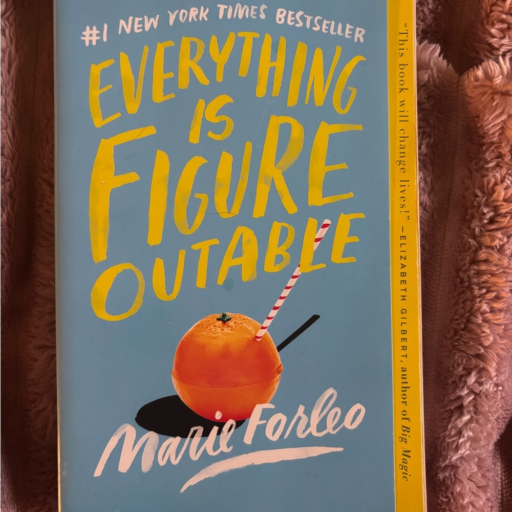Everything Is Figureoutable by Marie Forleo - Blue & Yellow Cover